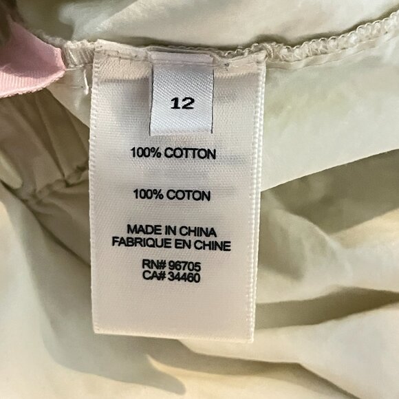 Rebecca Taylor Cream Bow Shorts 12 - Picture 5 of 5